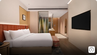 Imagen de la habitación del Hotel Hilton Garden Inn Shanghai Wujiaochang. Foto 7