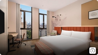 Imagen de la habitación del Hotel Hilton Garden Inn Shanghai Wujiaochang. Foto 8