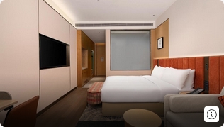Imagen de la habitación del Hotel Hilton Garden Inn Shanghai Wujiaochang. Foto 10
