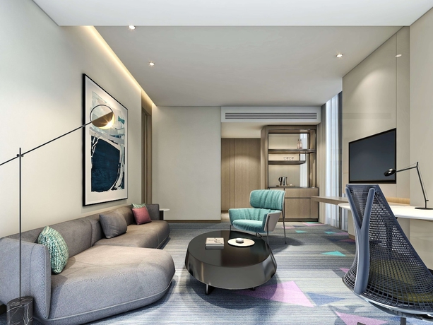 Imagen de la habitación del Hotel Hilton Garden Inn Shenzhen World Exhibition and Convention Center. Foto 13