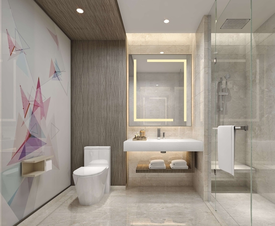 Imagen de la habitación del Hotel Hilton Garden Inn Shenzhen World Exhibition and Convention Center. Foto 15