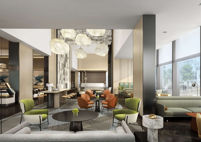 Imagen del bar/restaurante del Hotel Hilton Garden Inn Shenzhen World Exhibition and Convention Center. Foto 8