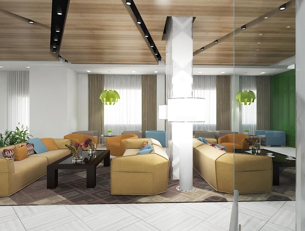 Imagen de los interiores del Hotel Hilton Garden Inn Ufa Riverside. Foto 11