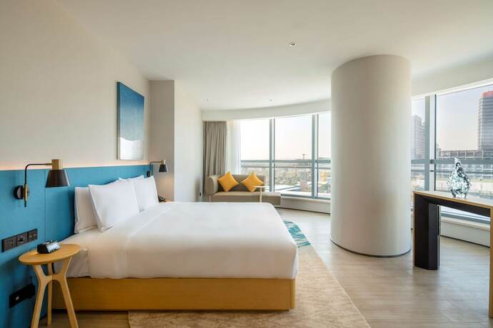Imagen de la habitación del Hotel Hilton Garden Inn Zhuhai Hengqin Sumlodol Park. Foto 17