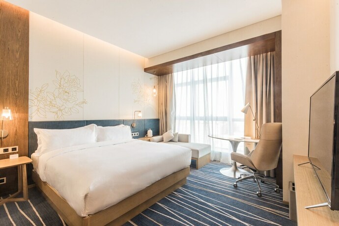 Imagen de la habitación del Hotel Hilton Garden Inn Zibo Zhangdian. Foto 15