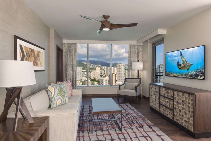 Imagen de la habitación del Hotel Hilton Grand Vac Club The Grand Islander Waikiki Honolulu. Foto 13