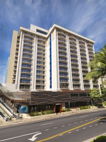 Imagen de los exteriores del Hotel Hilton Grand Vacations Club Hokulani Waikiki Honolulu. Foto 10