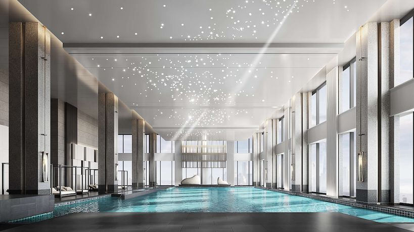 Imagen de la piscina del Hotel Hilton Jiaxing. Foto 20
