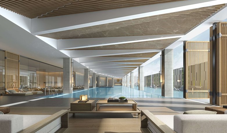 Imagen de la piscina del Hotel Hilton Lijiang. Foto 10