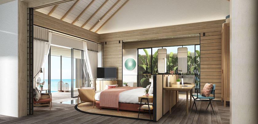 Imagen de la habitación del Hotel Hilton Maldives Amingiri Resort and Spa. Foto 11