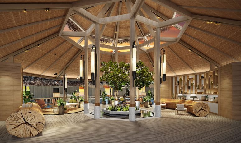 Imagen de la piscina del Hotel Hilton Maldives Amingiri Resort and Spa. Foto 18