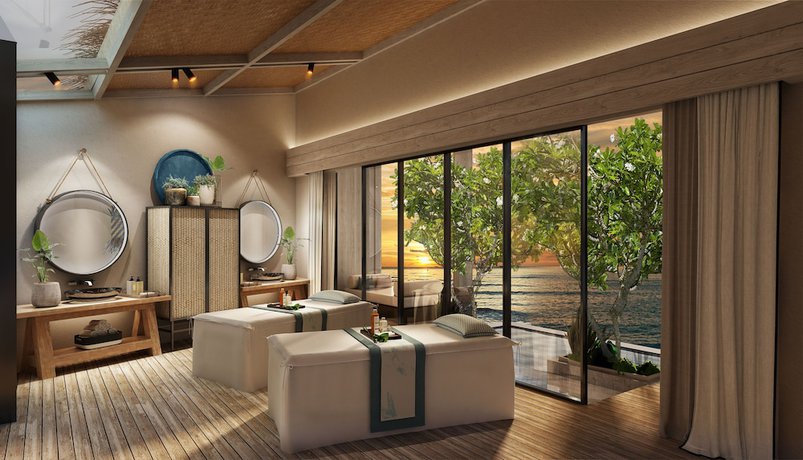 Imagen de la piscina del Hotel Hilton Maldives Amingiri Resort and Spa. Foto 19