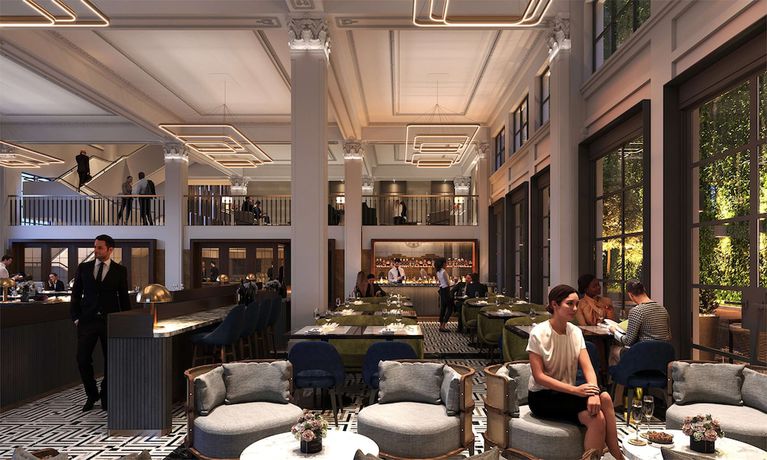 Imagen del bar/restaurante del Hotel Hilton Melbourne Little Queen Street. Foto 3