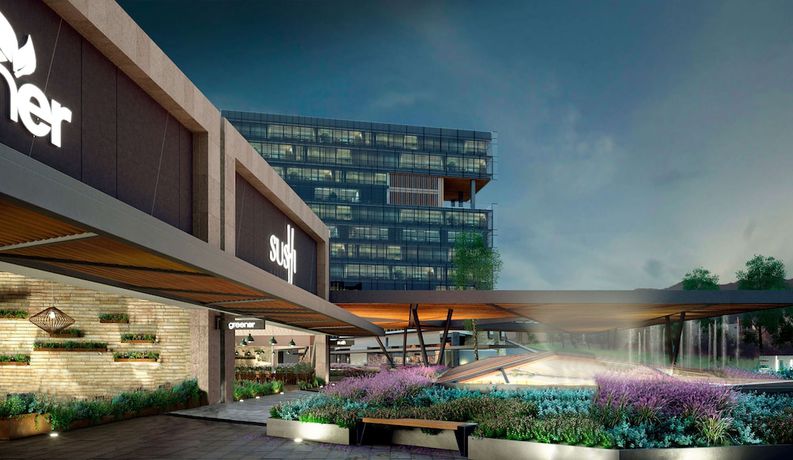 Imagen del bar/restaurante del Hotel Hilton Monterrey Valle. Foto 5