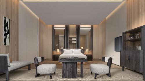 Imagen de la habitación del Hotel Hilton Nanjing Niushoushan. Foto 15