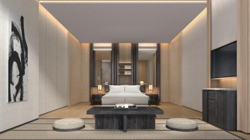 Imagen de la habitación del Hotel Hilton Nanjing Niushoushan. Foto 19