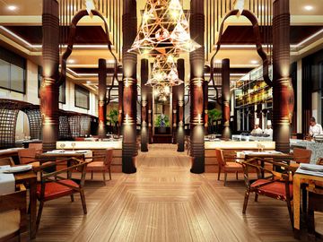 Imagen del bar/restaurante del Hotel Hilton Nay Pyi Taw. Foto 3