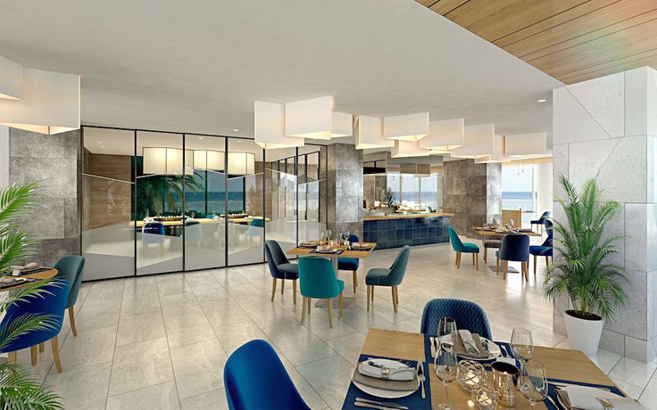 Imagen del bar/restaurante del Hotel Hilton Okinawa Sesoko Resort. Foto 2