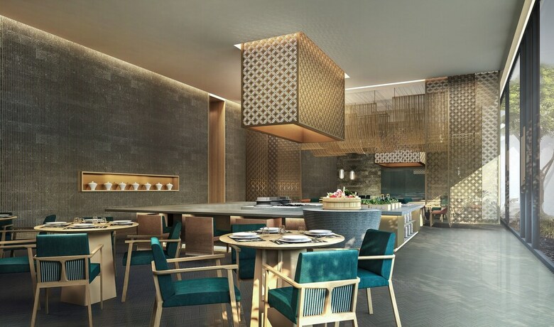 Imagen del bar/restaurante del Hotel Hilton Shanghai Fengxian. Foto 12