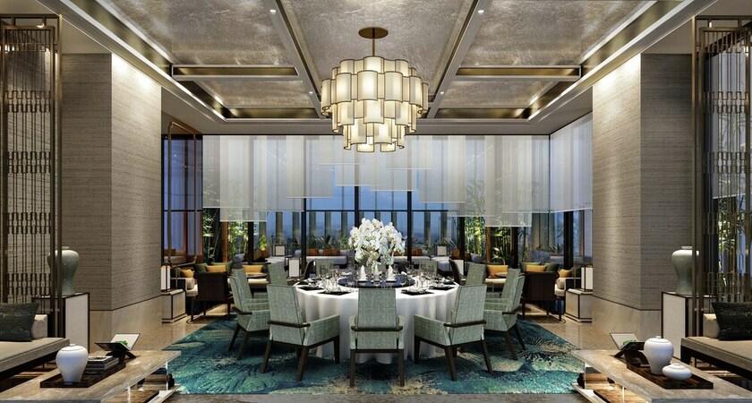 Imagen del bar/restaurante del Hotel Hilton Shanghai Fengxian. Foto 13