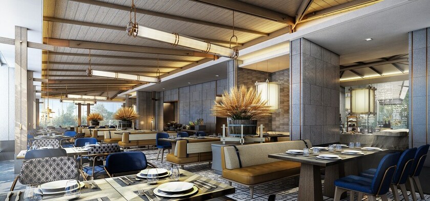 Imagen del bar/restaurante del Hotel Hilton Shanghai Fengxian. Foto 14