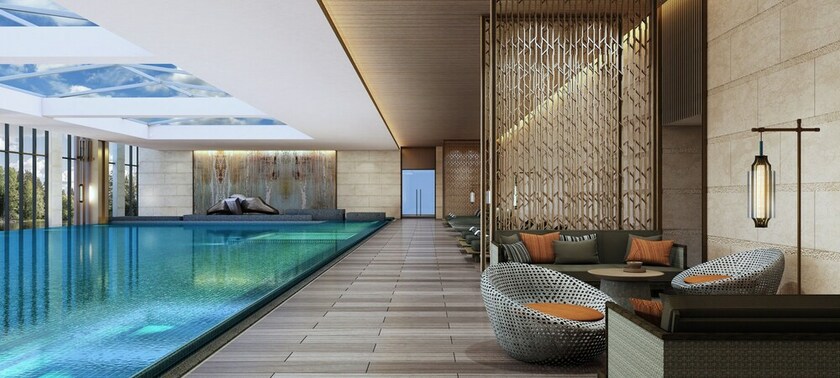 Imagen de la piscina del Hotel Hilton Shanghai Fengxian. Foto 40