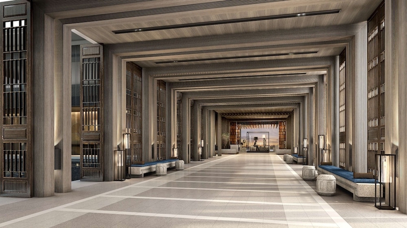 Imagen de los interiores del Hotel Hilton Shanghai Songjiang Guangfulin. Foto 14