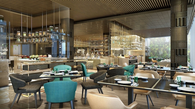 Imagen del bar/restaurante del Hotel Hilton Shanghai Songjiang Guangfulin. Foto 5