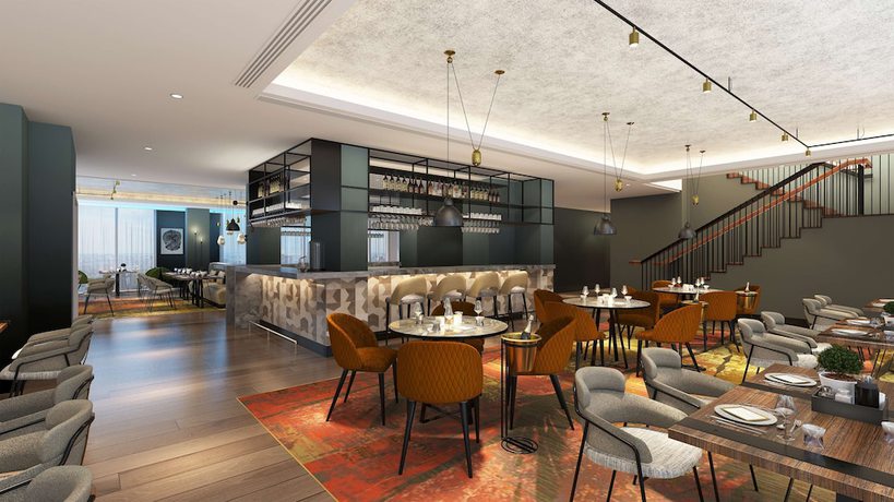 Imagen del bar/restaurante del Hotel Hilton Woking. Foto 5