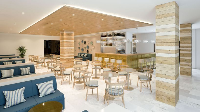 Imagen del bar/restaurante del Hotel Hipotels Bahia Cala Millor - Adults Only. Foto 5