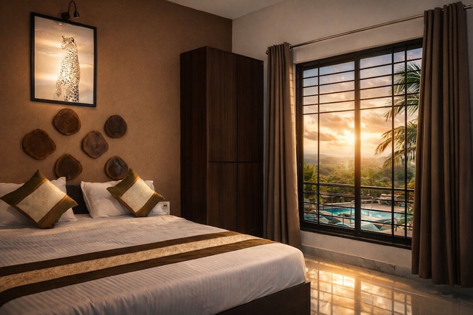 Imagen de la habitación del Hotel Hiran Gir Retreat Sasan Gir. Foto 3