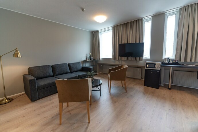 Imagen de la habitación del Hotel H&oacute;tel &Iacute;safj&ouml;r&eth;ur. Foto 24