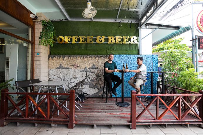 Imagen del bar/restaurante del Hotel Hoang Kim. Foto 2