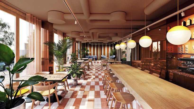 Imagen del bar/restaurante del Hotel Hobo Oslo. Foto 2