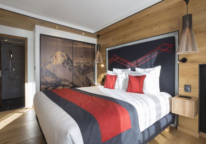 Imagen de la habitación del Hotel H&ocirc;tel Alparena and Spa. Foto 7