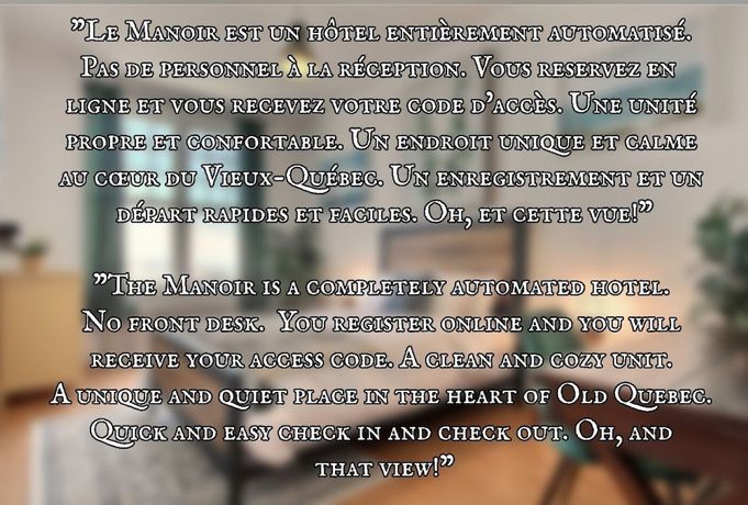 Imagen de los interiores del Hotel Hôtel Automatisé Manoir des Remparts. Foto 20