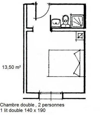 Imagen de la habitación del Hotel H&ocirc;tel Belalp. Foto 9