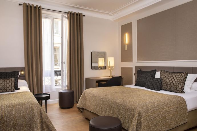 Imagen de la habitación del Hotel H&ocirc;tel Du Levant, Barrio Latino-Pante&oacute;n. Foto 5