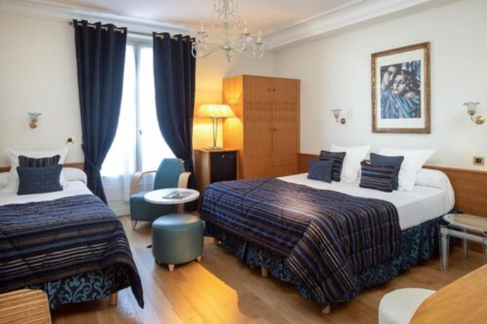 Imagen de la habitación del Hotel H&ocirc;tel Du Levant, Barrio Latino-Pante&oacute;n. Foto 11