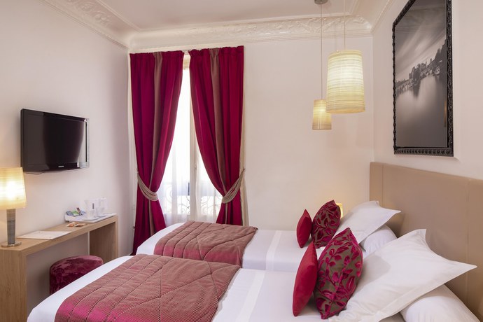 Imagen de la habitación del Hotel H&ocirc;tel Du Levant, Barrio Latino-Pante&oacute;n. Foto 17