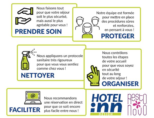 Imagen de la habitación del Hotel H&ocirc;tel Inn Design Vannes Resto Novo. Foto 9