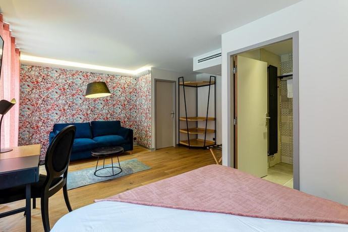 Imagen de la habitación del Hotel H&ocirc;tel L\'Ouvr&eacute;e Restaurant le 428. Foto 15