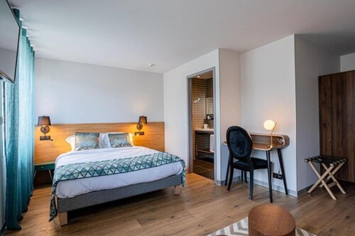 Imagen de la habitación del Hotel H&ocirc;tel L\'Ouvr&eacute;e Restaurant le 428. Foto 17