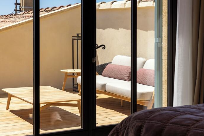 Imagen de la habitación del Hotel Hôtel La Mère Germaine. Foto 16