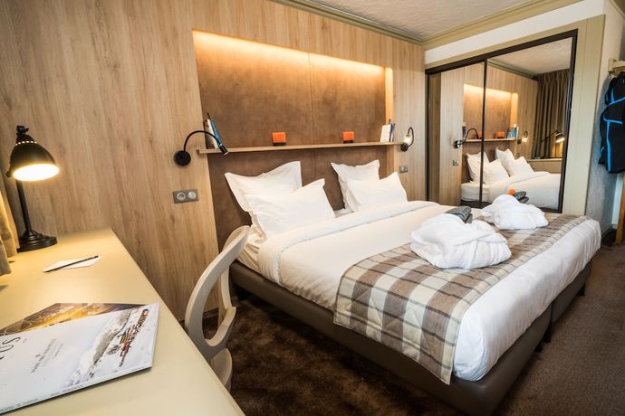 Imagen de la habitación del Hotel Hôtel Le Courcheneige. Foto 4