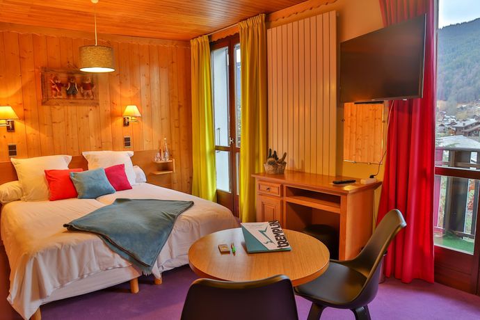 Imagen de la habitación del Hotel H&ocirc;tel Le Tremplin, Morzine. Foto 13
