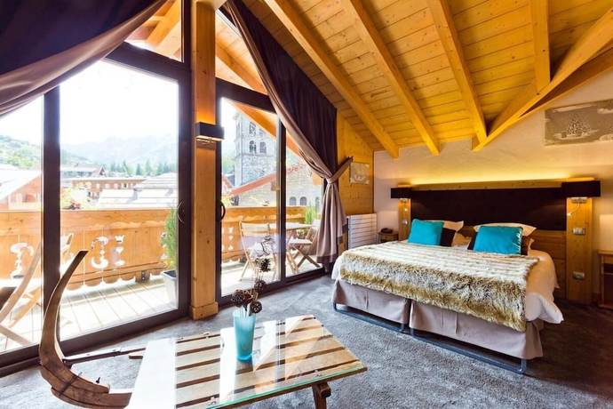 Imagen de la habitación del Hotel H&ocirc;tel Les Airelles. Foto 9