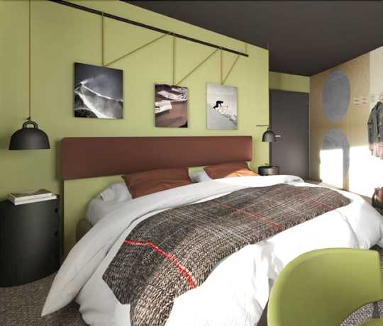 Imagen de la habitación del Hotel H&ocirc;tel Mil8. Foto 3