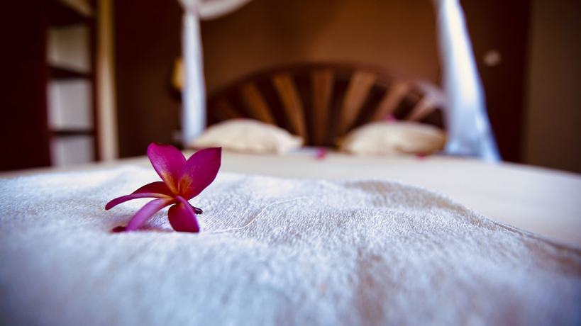 Imagen de la habitación del Hotel H&ocirc;tel R&eacute;sidence Au Sable Blanc. Foto 3