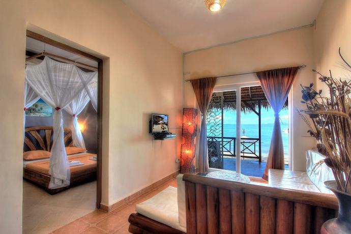 Imagen de la habitación del Hotel H&ocirc;tel R&eacute;sidence Au Sable Blanc. Foto 4